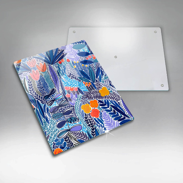 Skleněná krájecí deska Malovaná louka