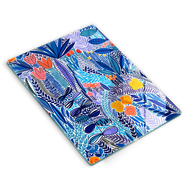 Skleněná krájecí deska Malovaná louka