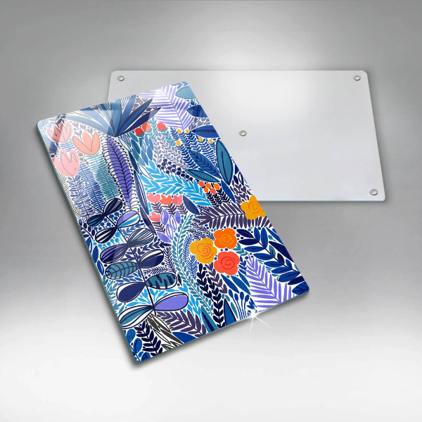 Skleněná krájecí deska Malovaná louka