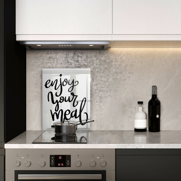 Skleněná krájecí deska Enjoy your meal