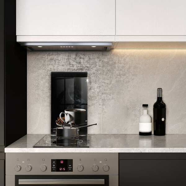 Skleněná krájecí deska Šálek horké kávy