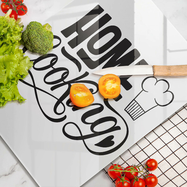 Skleněná krájecí deska Home cooking