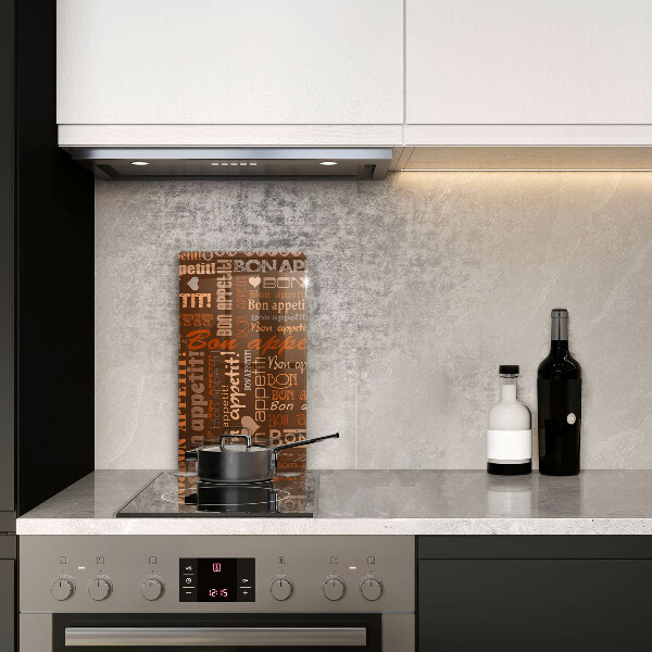 Skleněná krájecí deska Bon appetit