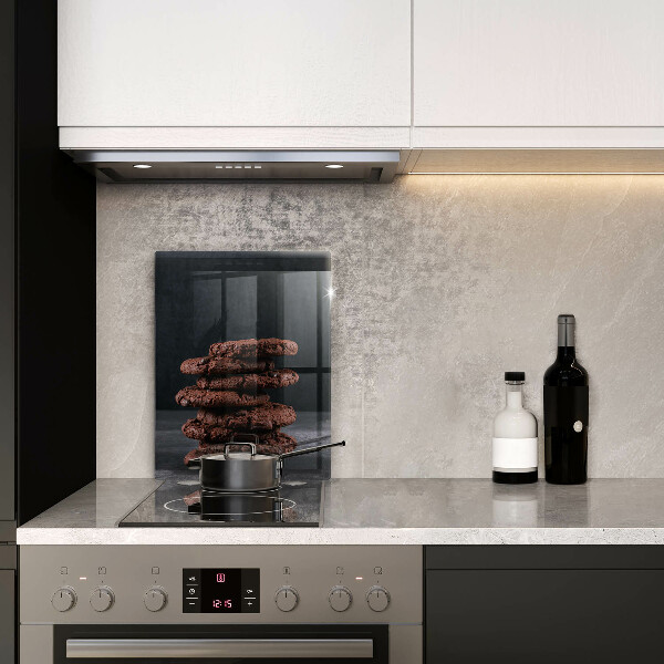 Skleněná krájecí deska Čokoládové sušenky