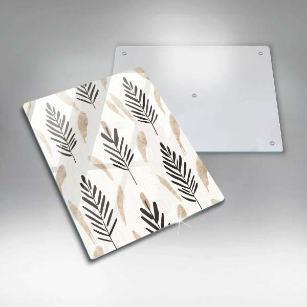 Skleněná krájecí deska Boho rostliny