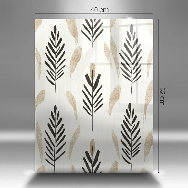 Skleněná krájecí deska Boho rostliny