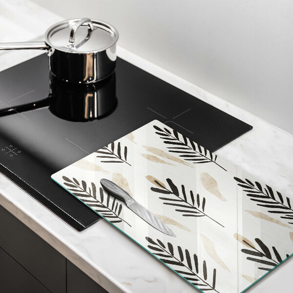 Skleněná krájecí deska Boho rostliny