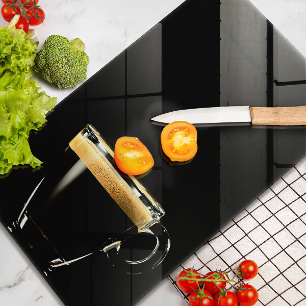 Skleněná krájecí deska Sklenice černé kávy