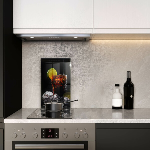 Skleněná krájecí deska Zemitý nápoj s ledem