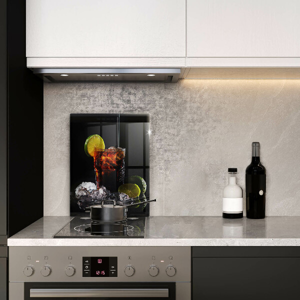 Skleněná krájecí deska Zemitý nápoj s ledem