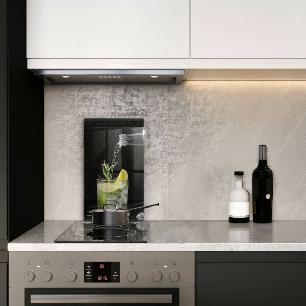 Skleněná krájecí deska Sklenice vody