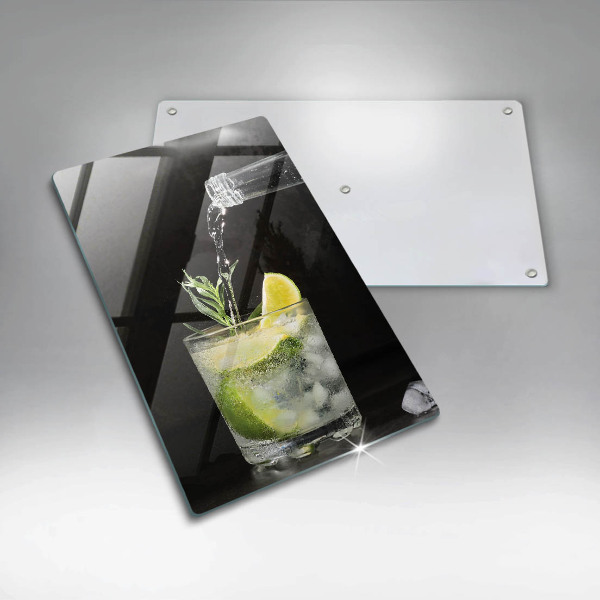 Skleněná krájecí deska Sklenice vody