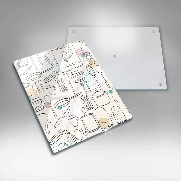 Skleněné krájecí prkénko Kuchyňské doplňky