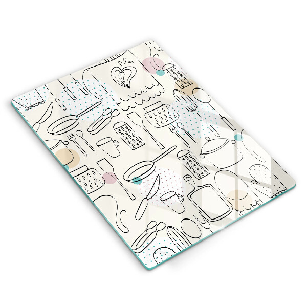 Skleněné krájecí prkénko Kuchyňské doplňky