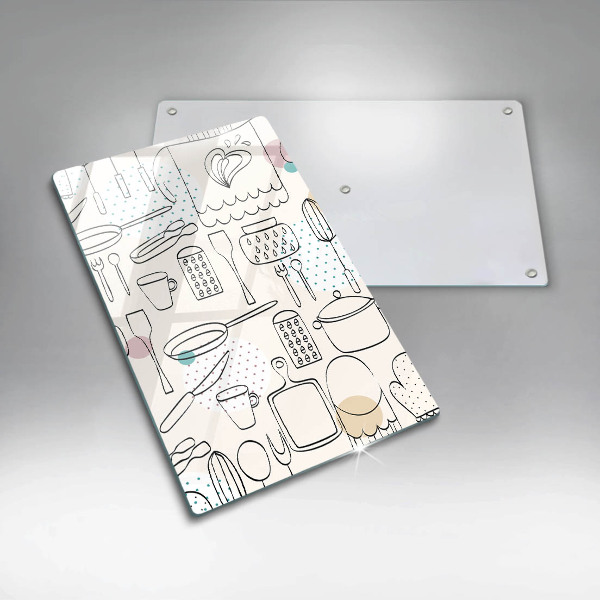 Skleněné krájecí prkénko Kuchyňské doplňky