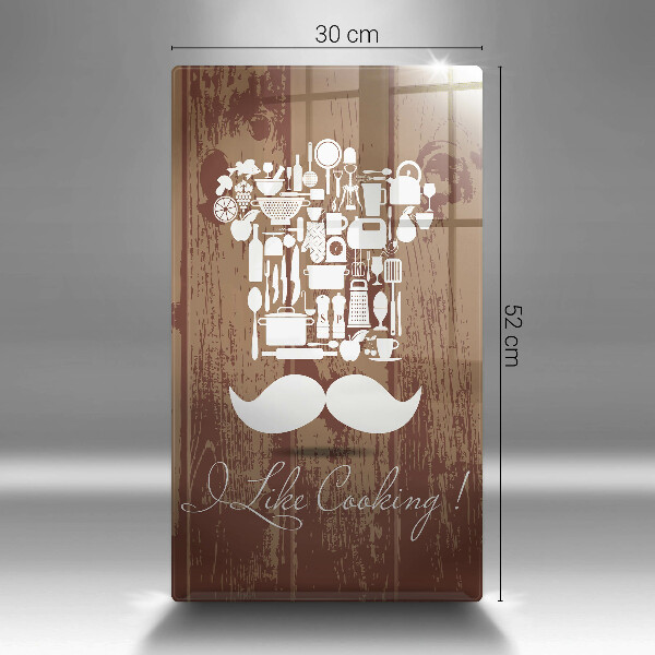 Skleněné krájecí prkénko I like cooking