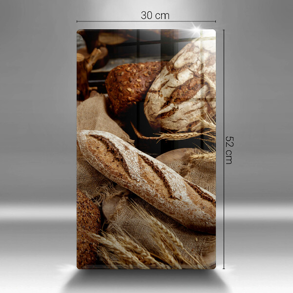 Skleněné krájecí prkénko Chlebové chleby