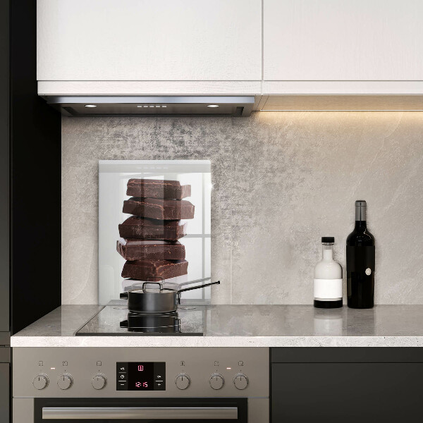 Skleněné krájecí prkénko Čokoládové kostky