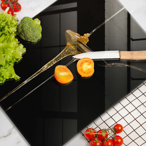 Skleněné krájecí prkénko Lžička medu