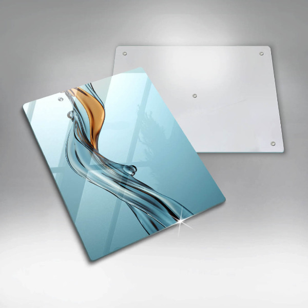 Skleněné krájecí prkénko Vodní proud