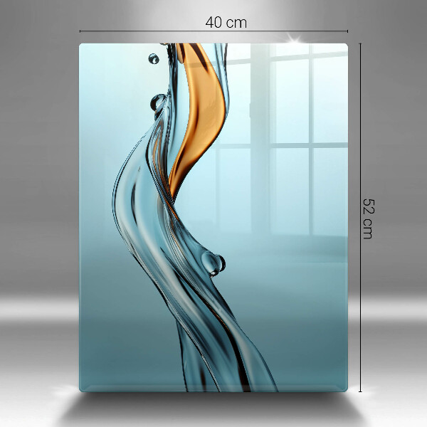 Skleněné krájecí prkénko Vodní proud