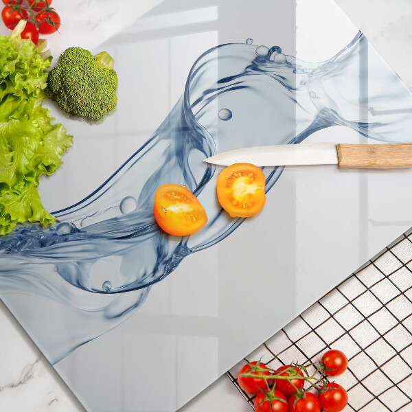Skleněné krájecí prkénko Čistá voda