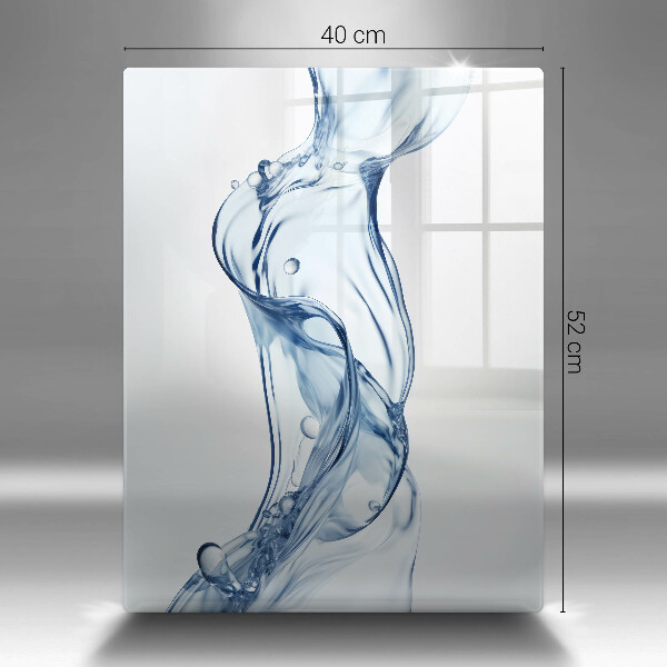 Skleněné krájecí prkénko Čistá voda