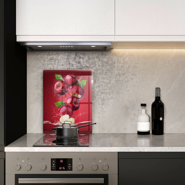 Skleněné krájecí prkénko Šťavnatá jablka ve vodě