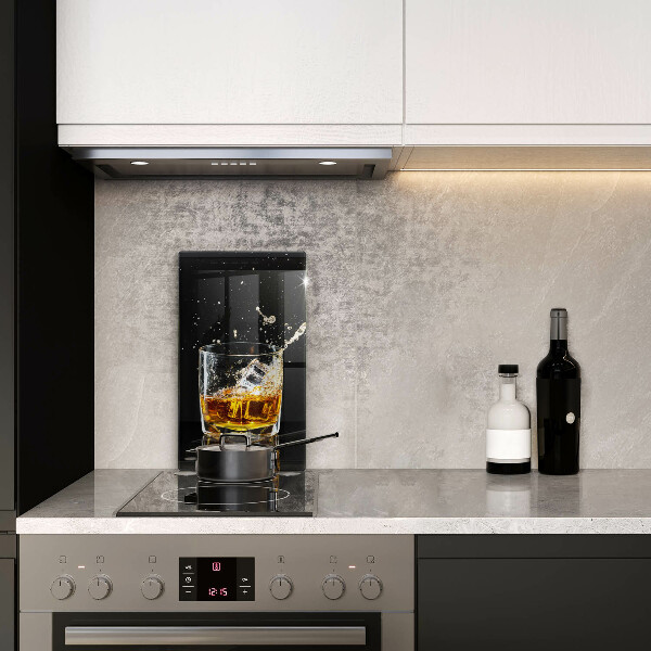 Skleněné krájecí prkénko Sklenka whisky