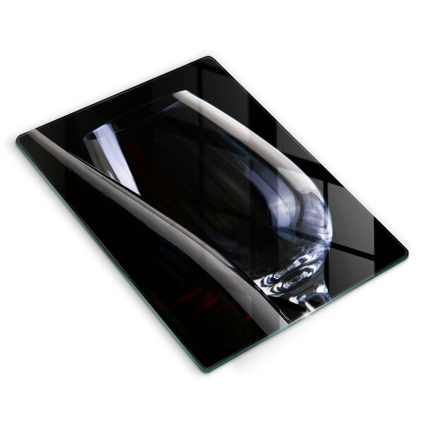 Skleněné krájecí prkénko Sklenice a láhev