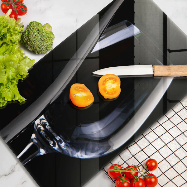 Skleněné krájecí prkénko Sklenice a láhev