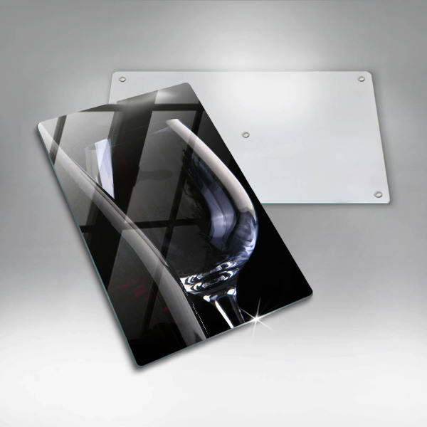 Skleněné krájecí prkénko Sklenice a láhev