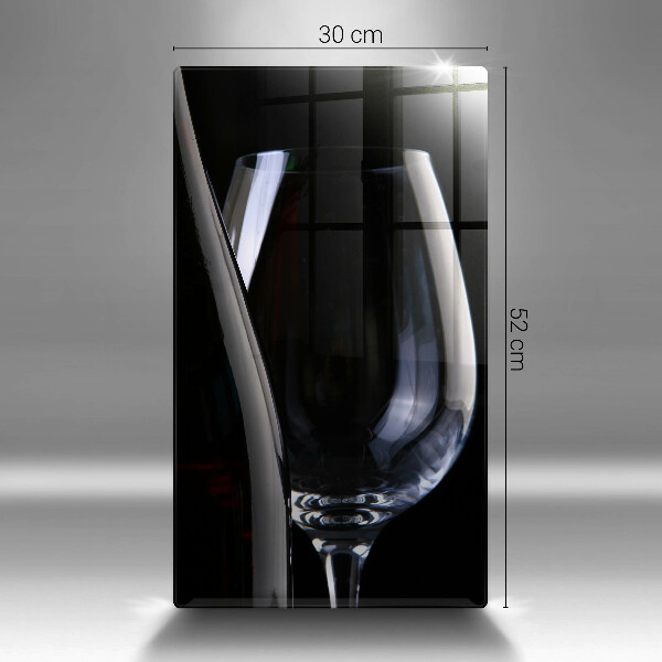 Skleněné krájecí prkénko Sklenice a láhev