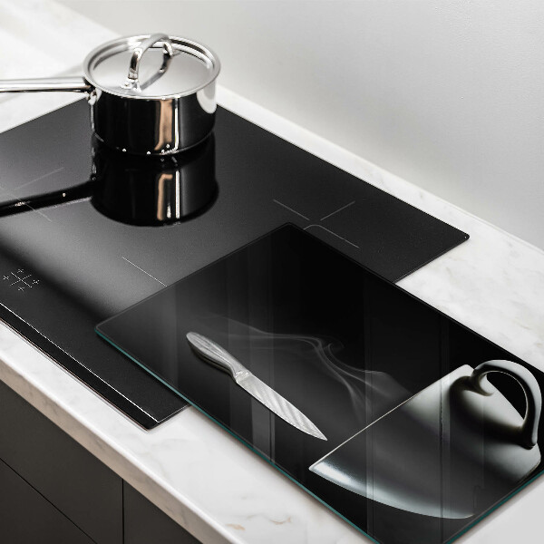 Skleněná krájecí deska Šálek čaje