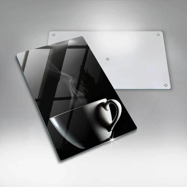 Skleněná krájecí deska Šálek čaje