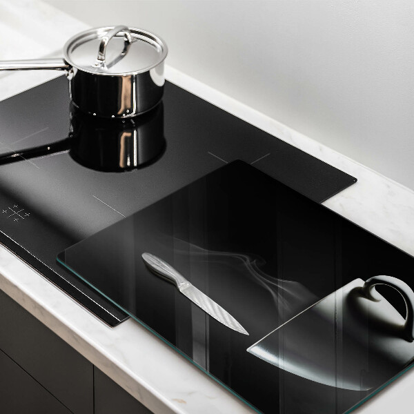 Skleněná krájecí deska Šálek čaje