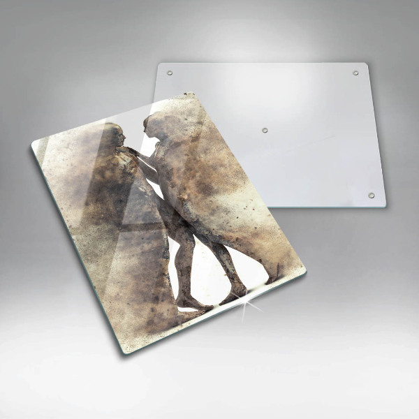 Skleněná krájecí deska Těla zamilovaných lidí