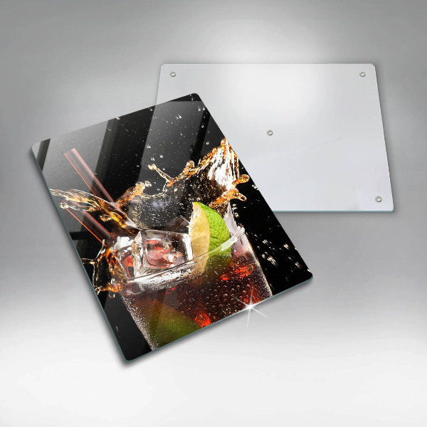 Skleněná krájecí deska Pijte s ledem