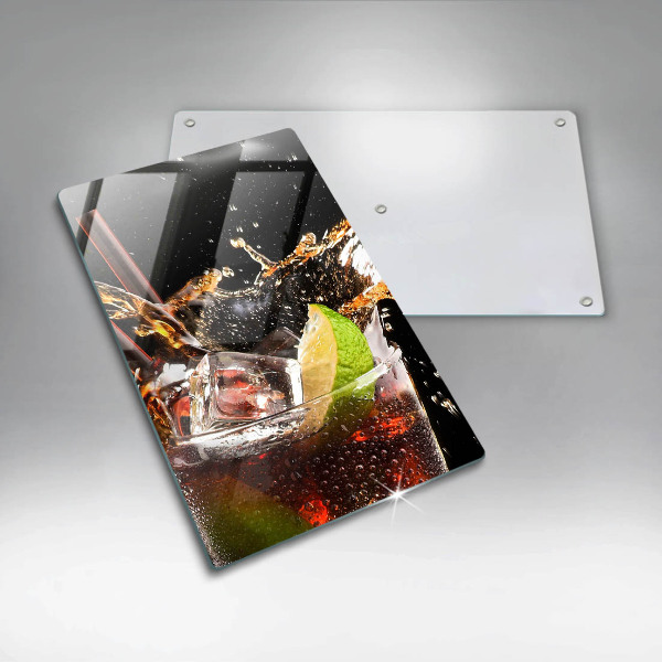 Skleněná krájecí deska Pijte s ledem