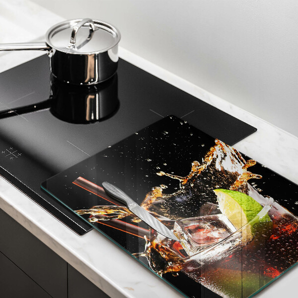 Skleněná krájecí deska Pijte s ledem