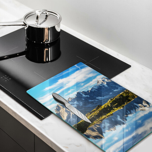 Skleněná krájecí deska Horská krajina