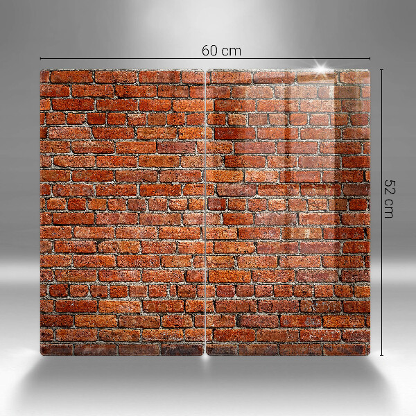 Skleněná krájecí deska Zeď z cihlové zdi