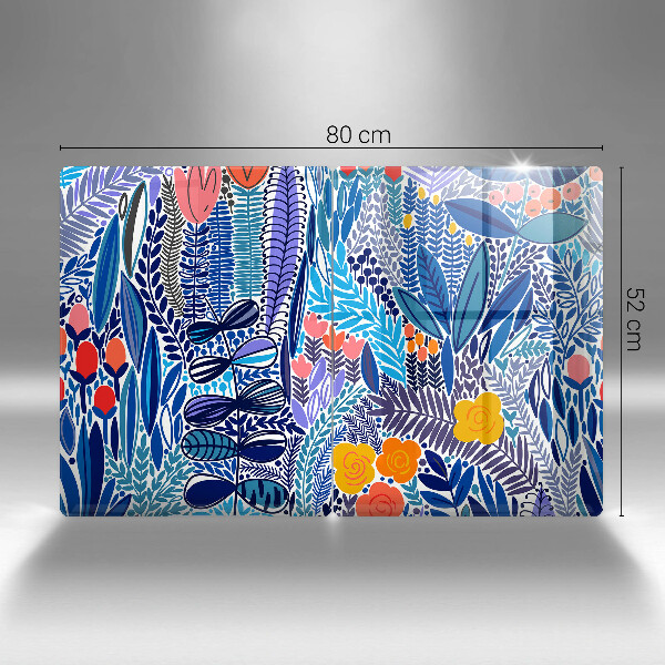 Skleněná krájecí deska Malovaná louka