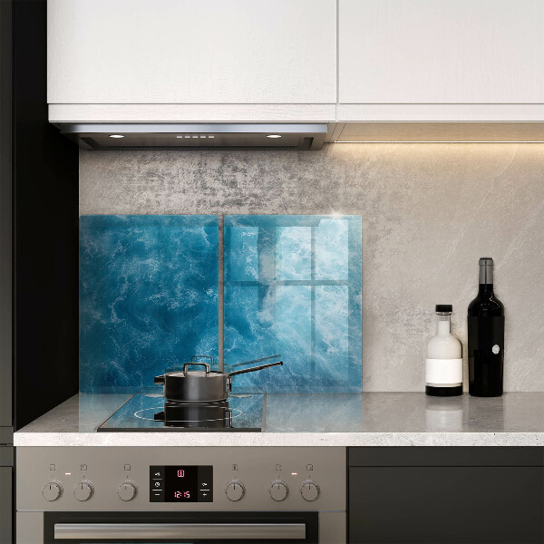 Skleněná krájecí deska Modrá voda