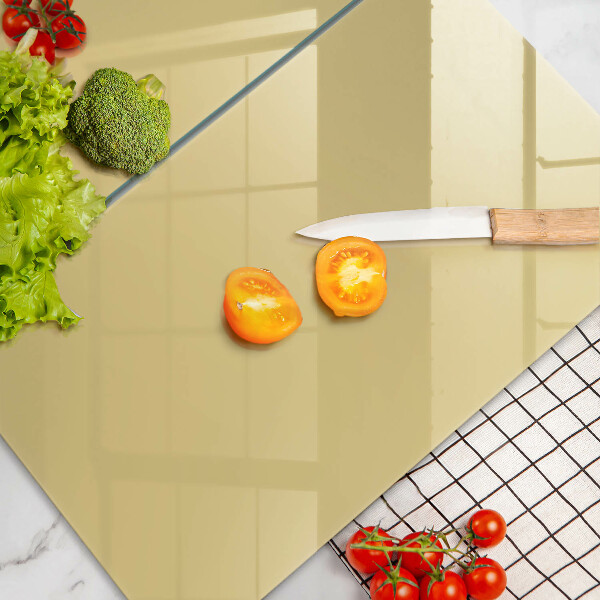 Skleněné krájecí prkénko Žlutá