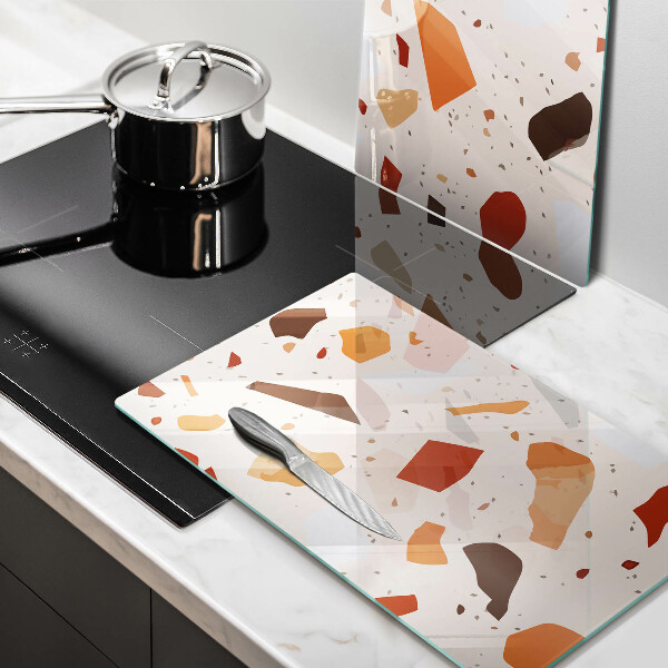 Skleněné krájecí prkénko Dekorativní kamenina