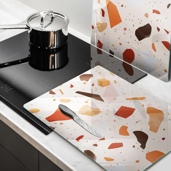 Skleněné krájecí prkénko Dekorativní kamenina