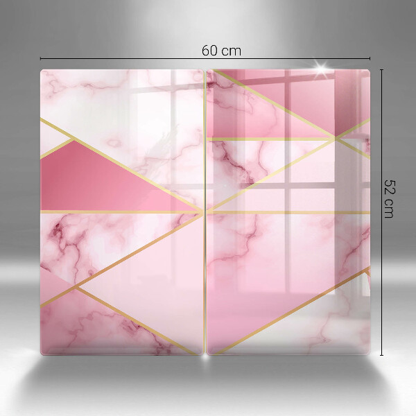 Skleněná krájecí deska Geometrický mramor