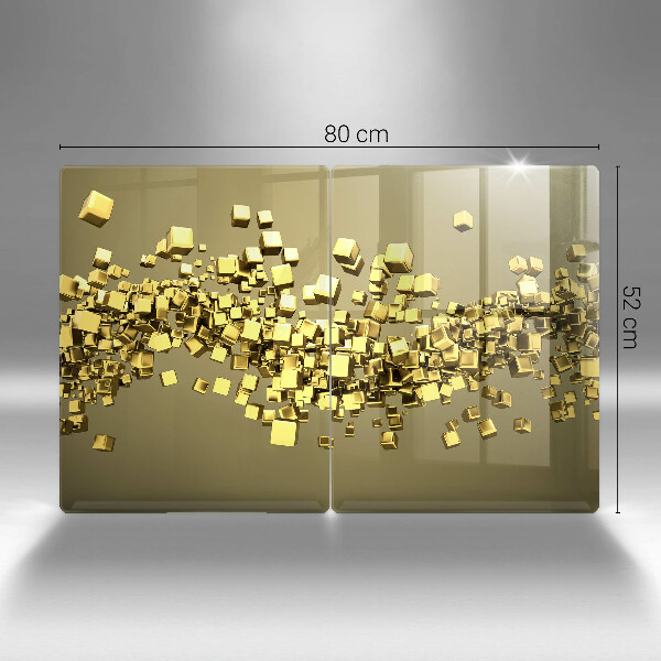 Skleněná krájecí deska Abstraktní 3d geometrie