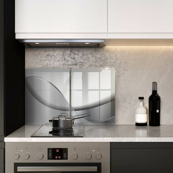 Skleněná krájecí deska Abstraktní linie designu